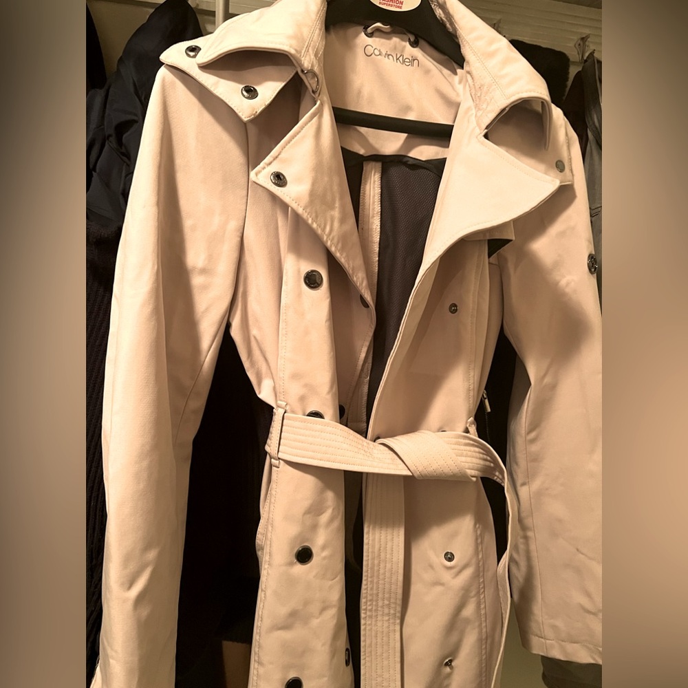 Ck beige coat
